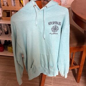 Vintage Light Blue Hoodie